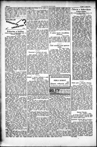 Lidov noviny z 8.4.1922, edice 1, strana 2