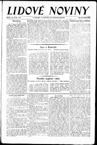 Lidov noviny z 8.4.1924, edice 2, strana 1
