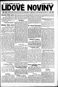 Lidov noviny z 8.5.1917, edice 2, strana 1