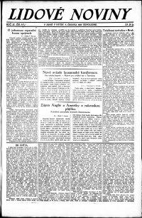 Lidov noviny z 8.6.1923, edice 2, strana 1