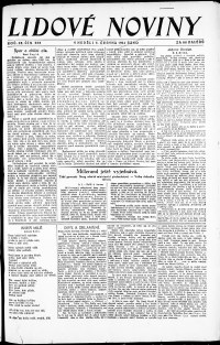 Lidov noviny z 8.6.1924, edice 1, strana 1