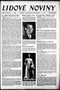 Lidov noviny z 8.6.1933, edice 2, strana 1