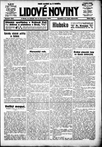 Lidov noviny z 8.7.1914, edice 3, strana 1