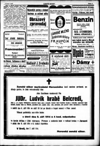 Lidov noviny z 8.9.1914, edice 1, strana 5