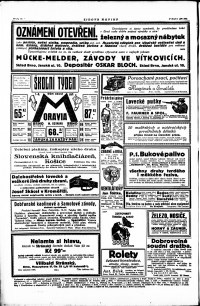 Lidov noviny z 8.9.1923, edice 1, strana 16
