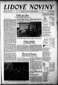 Lidov noviny z 8.9.1934, edice 2, strana 1