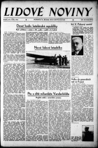 Lidov noviny z 8.10.1934, edice 2, strana 1