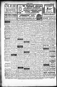 Lidov noviny z 9.2.1921, edice 1, strana 8