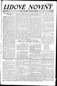 Lidov noviny z 9.4.1923, edice 1, strana 1