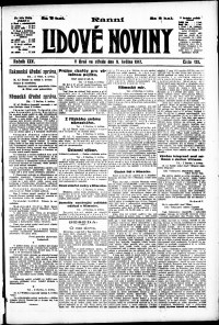 Lidov noviny z 9.5.1917, edice 1, strana 1