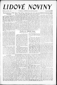 Lidov noviny z 9.5.1924, edice 2, strana 1