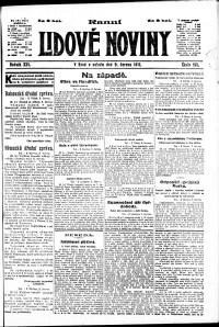 Lidov noviny z 9.6.1917, edice 1, strana 1