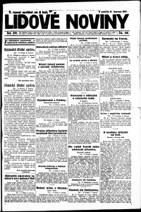 Lidov noviny z 9.6.1917, edice 2, strana 1