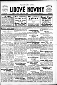 Lidov noviny z 9.6.1917, edice 3, strana 1