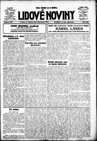 Lidov noviny z 9.7.1914, edice 2, strana 1