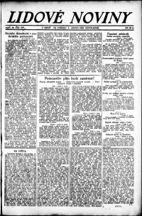 Lidov noviny z 9.8.1922, edice 2, strana 1