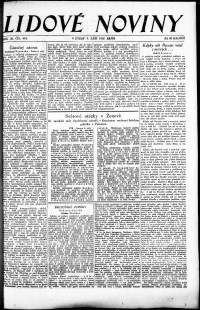Lidov noviny z 9.9.1930, edice 1, strana 1