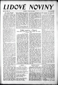 Lidov noviny z 9.9.1934, edice 1, strana 1