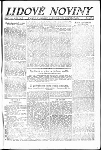 Lidov noviny z 9.10.1920, edice 2, strana 1