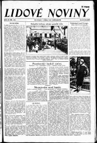 Lidov noviny z 9.10.1929, edice 2, strana 1