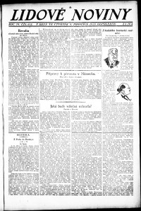 Lidov noviny z 9.12.1920, edice 1, strana 1