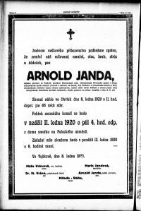 Lidov noviny z 10.1.1920, edice 1, strana 6