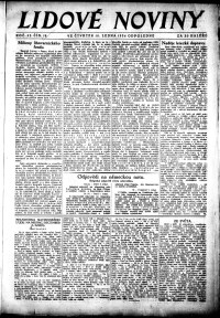 Lidov noviny z 10.1.1924, edice 2, strana 1