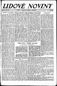 Lidov noviny z 10.3.1923, edice 1, strana 1