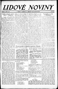 Lidov noviny z 10.3.1923, edice 2, strana 1