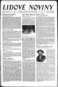 Lidov noviny z 10.3.1933, edice 2, strana 1