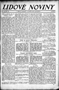 Lidov noviny z 10.4.1922, edice 2, strana 1