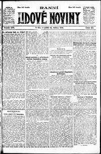 Lidov noviny z 10.5.1918, edice 1, strana 1