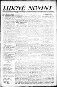 Lidov noviny z 10.5.1920, edice 2, strana 1