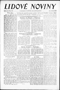 Lidov noviny z 10.5.1924, edice 2, strana 1