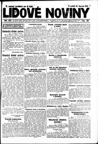 Lidov noviny z 10.6.1917, edice 2, strana 1