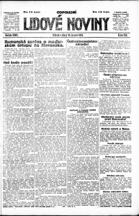 Lidov noviny z 10.6.1919, edice 2, strana 1