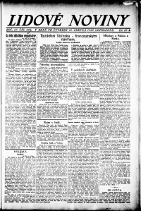 Lidov noviny z 10.6.1920, edice 2, strana 1