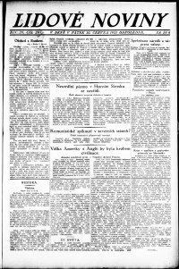 Lidov noviny z 10.6.1921, edice 2, strana 1