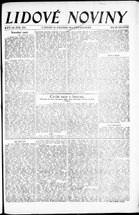 Lidov noviny z 10.6.1924, edice 1, strana 1