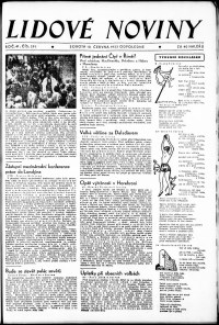 Lidov noviny z 10.6.1933, edice 3, strana 1