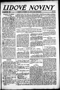 Lidov noviny z 10.8.1922, edice 2, strana 1