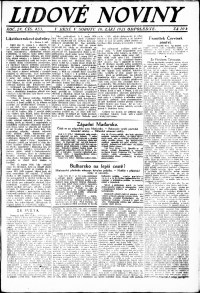 Lidov noviny z 10.9.1921, edice 2, strana 1