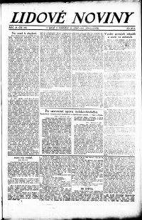 Lidov noviny z 10.9.1923, edice 2, strana 1