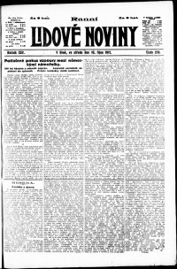Lidov noviny z 10.10.1917, edice 1, strana 1