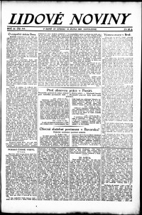 Lidov noviny z 10.10.1923, edice 2, strana 1
