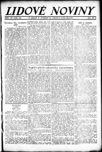 Lidov noviny z 11.1.1921, edice 1, strana 1