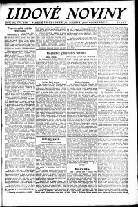 Lidov noviny z 11.3.1920, edice 2, strana 1