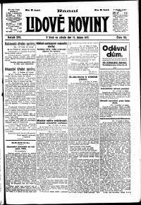 Lidov noviny z 11.4.1917, edice 1, strana 1