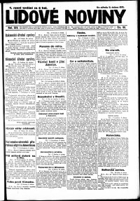Lidov noviny z 11.4.1917, edice 2, strana 1