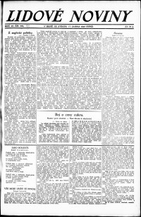 Lidov noviny z 11.4.1923, edice 1, strana 1